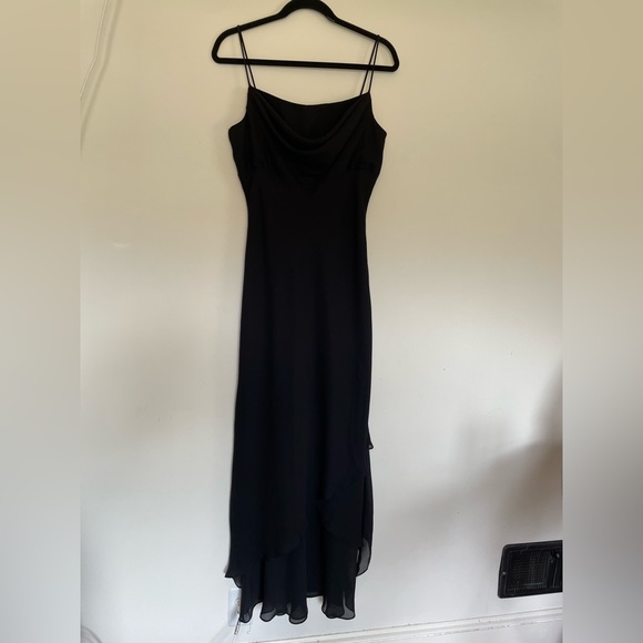 Vintage 90s black Maxi Dress - Picture 2 of 6